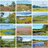 Landscape postcards set